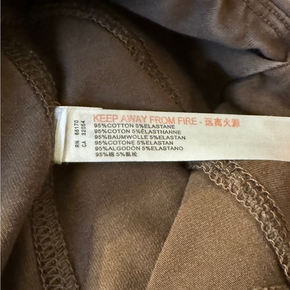 Urban Outfitters Out From Under Brown Aria Seamed Flare Leg Pants Size M… - Picture 6 of 7